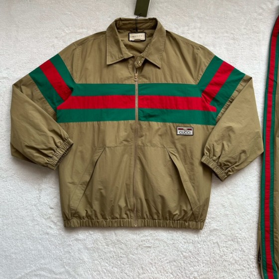 Gucci Classic Red and Green Ribbon Set Top